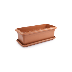 Trough Planter Pot with Tray | 62 Litres